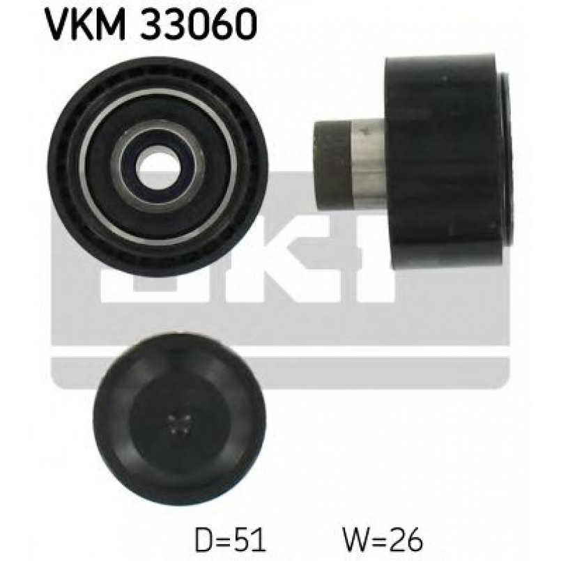VKM 33060 SKF Ролик модуля натягувача ременя